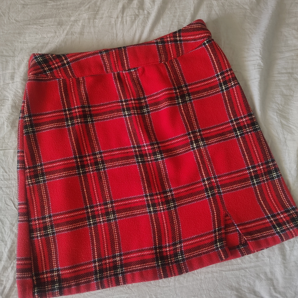 NOBO Vibrant Tartan Mini Skirt